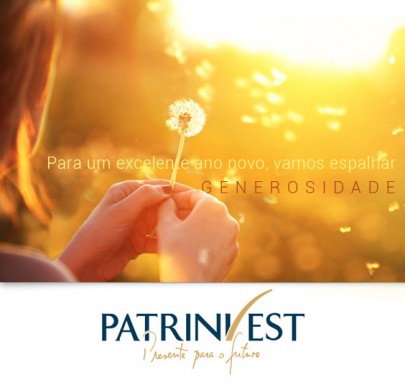 Para um excelente ano novo, vamos espalhar generosidade